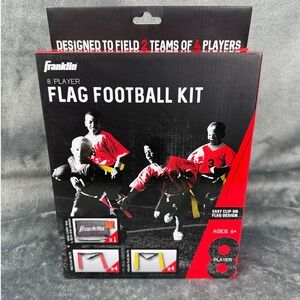 Franklin 8 Player Flag Football Kit Ages‎ 6+ Outdoor Sports Game Set
